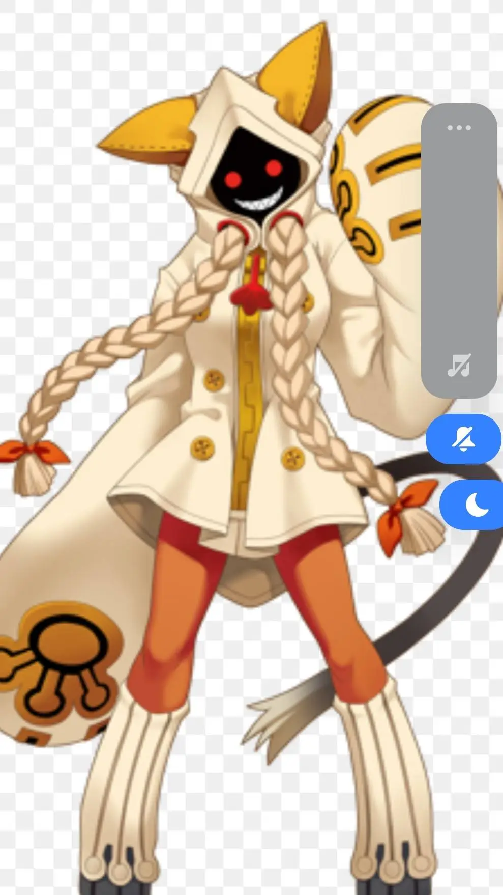 ai character: Taokaka sus background