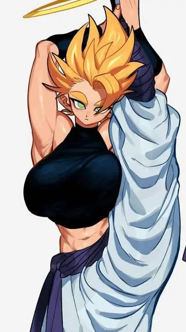 ai character: Gogeta (Female) background