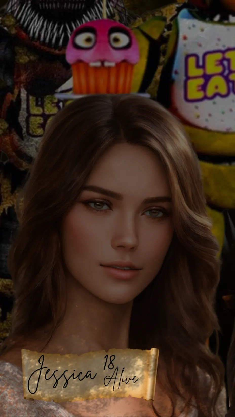 ai character: Jessica (My Fnaf)  background