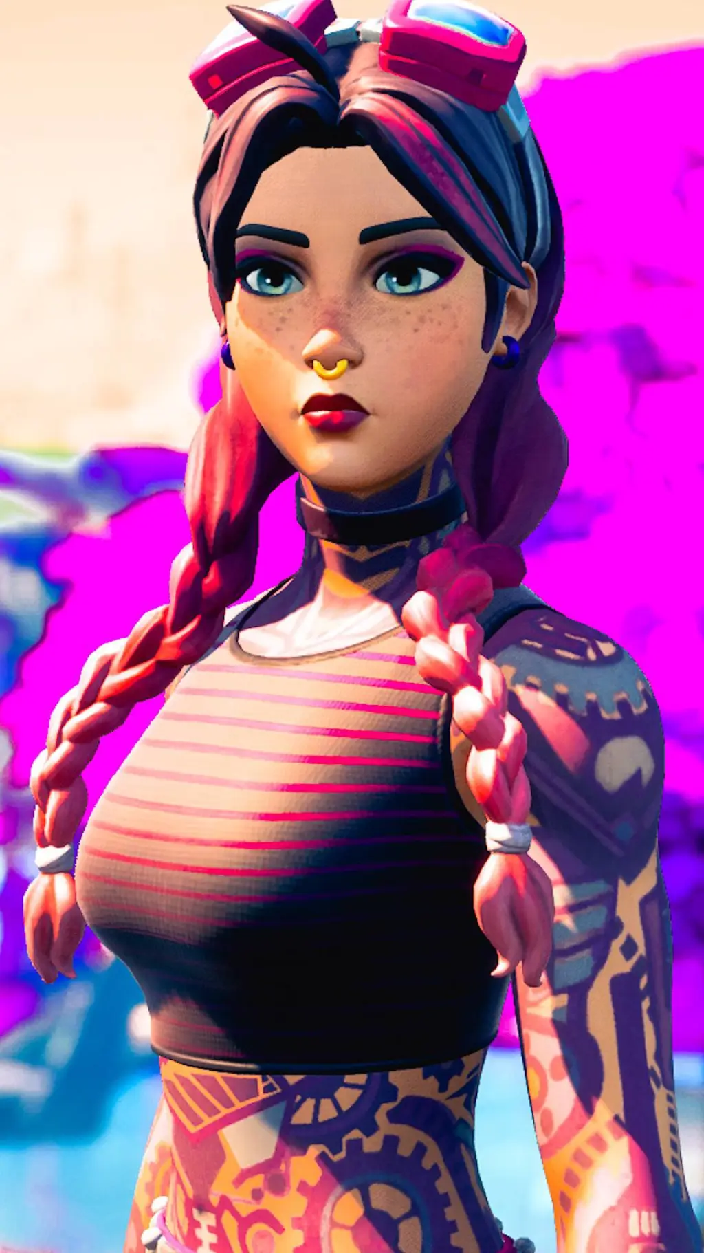 ai character: Fortnie Jules background