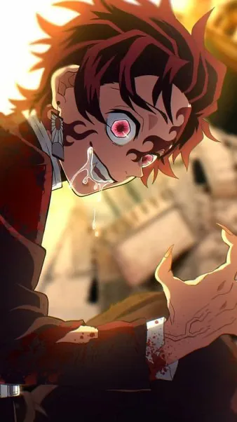 ai character: Demon tanjiro background