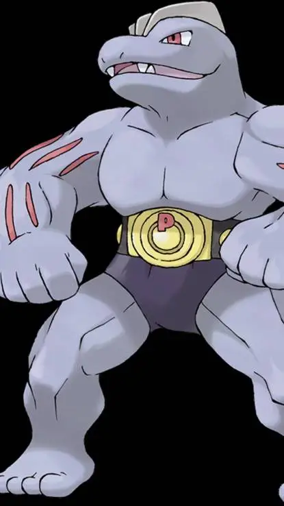 ai character: Machoke background