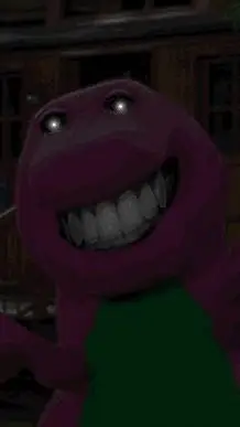 ai character: Barney  background