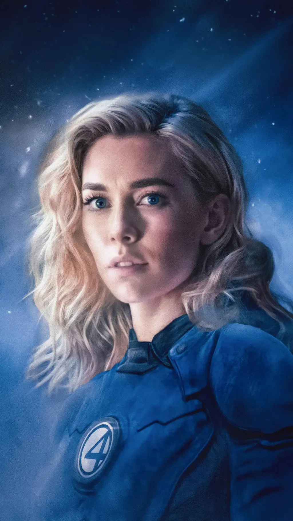 ai character: Sue Storm  background