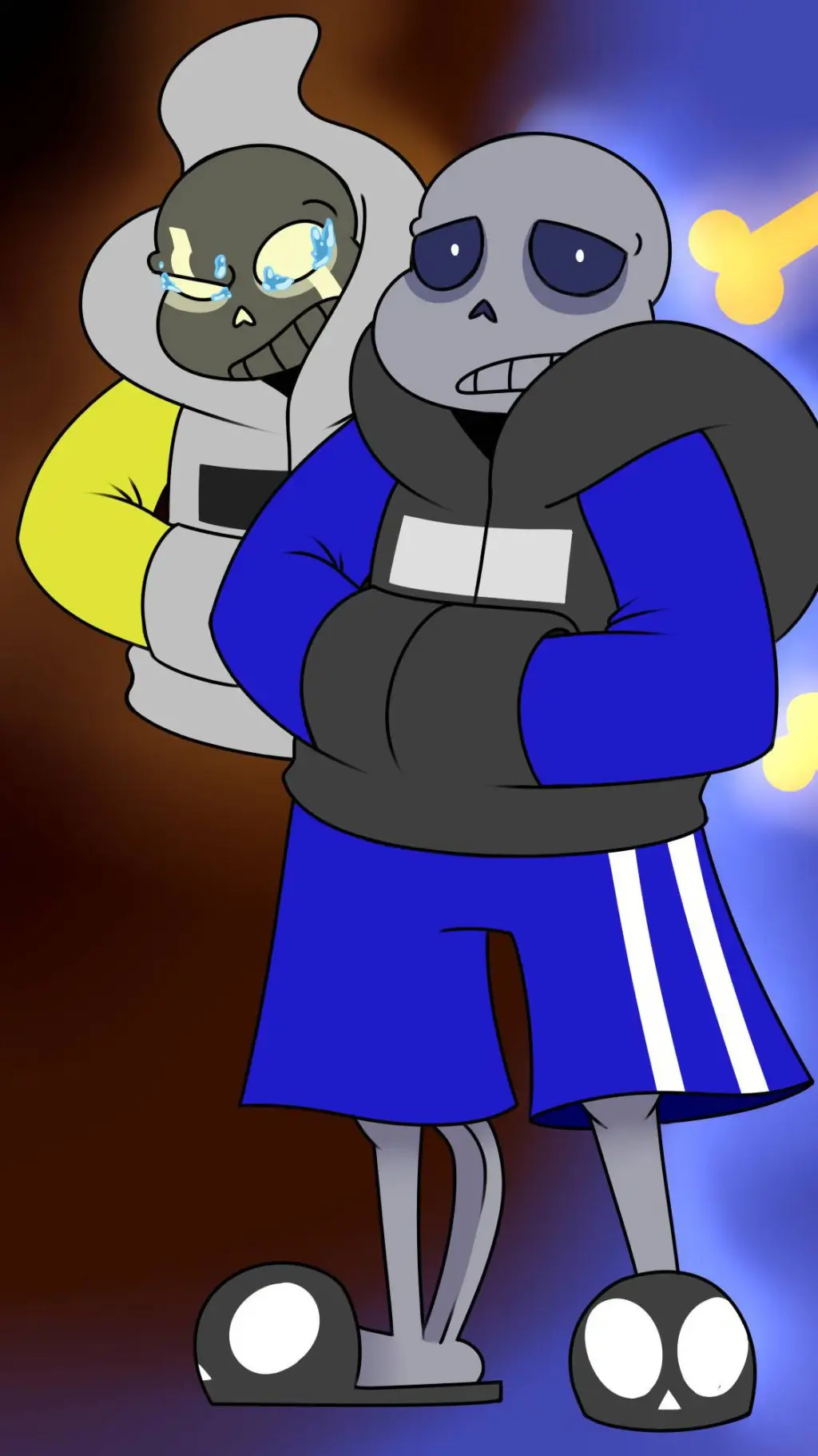 ai character: Nega-Sans background