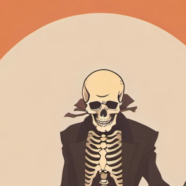 chat with ai character: skeleton Swordsman