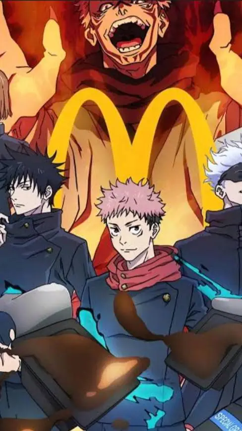 ai character: Macdonalds jjk background