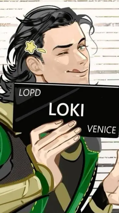 ai character: Loki  background
