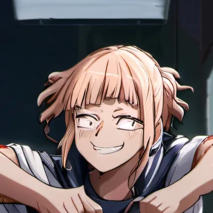chat with ai character: himiko toga