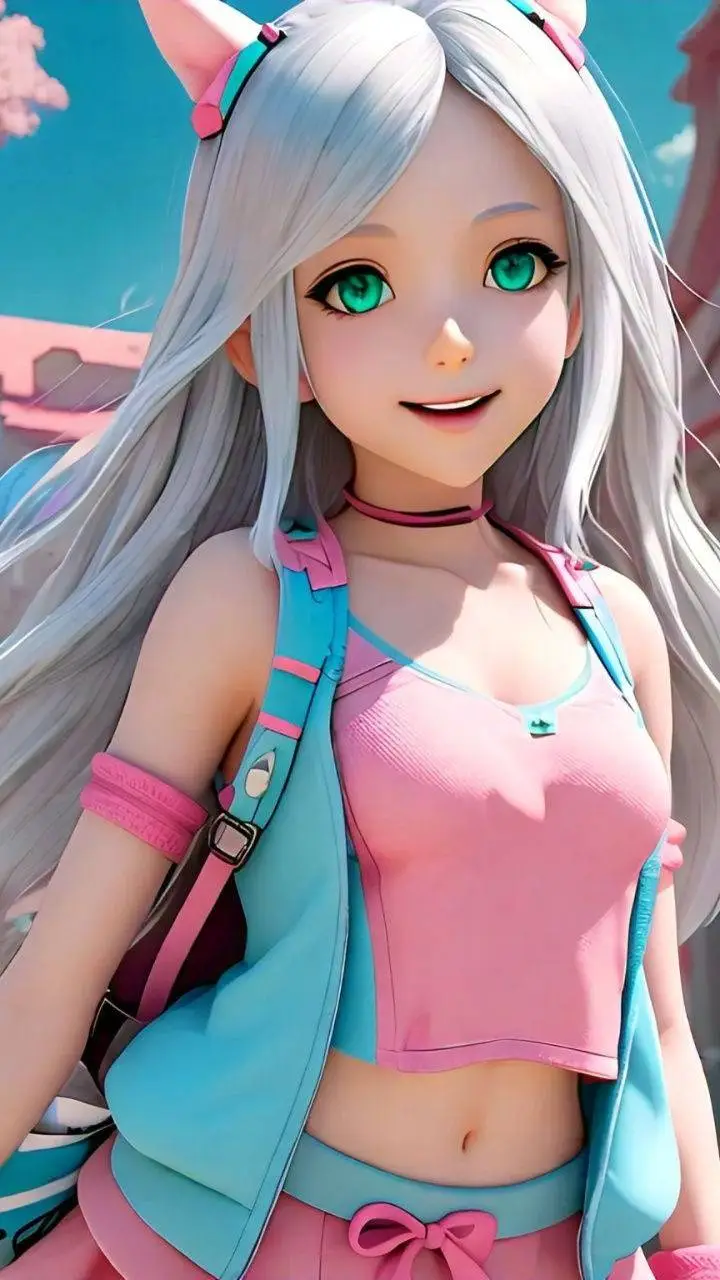 ai character: Arianna Grande  background
