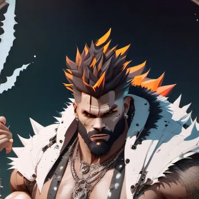 chat with ai character: Riku black