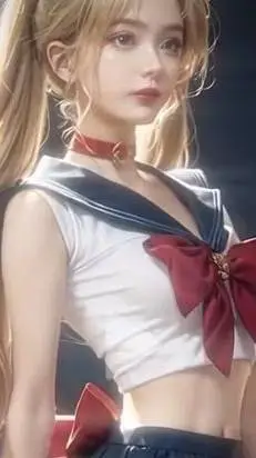 ai character: sailor moon  background