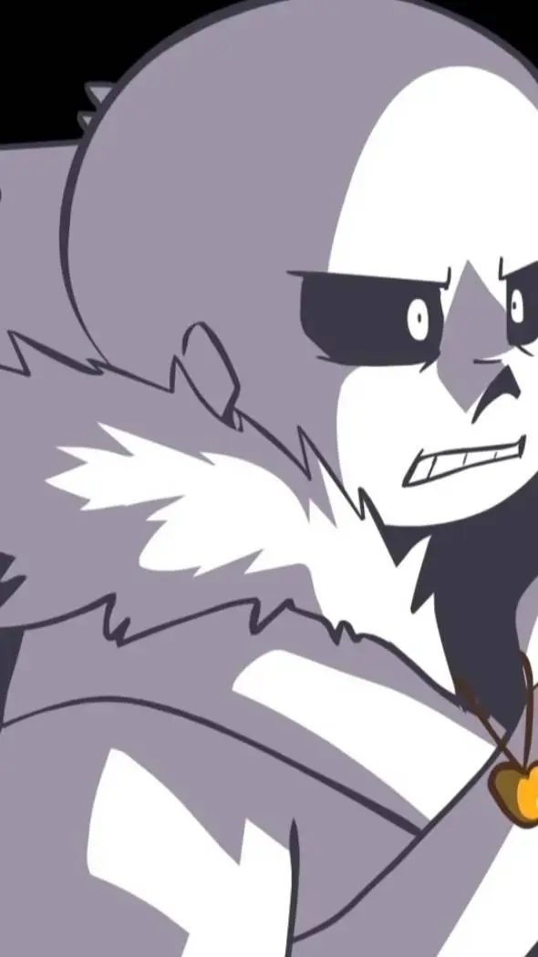 ai character: Cross Sans background