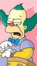 ai character: krusty the clown background