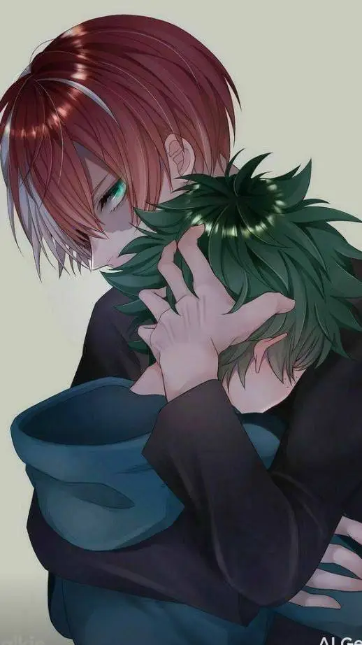 ai character: Deku x Todoroki  background
