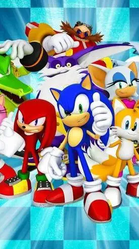 ai character: sonic and gang 3 background