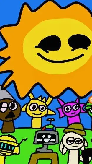 ai character: sprunki background