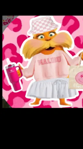 ai character: PREPPY LORAX background