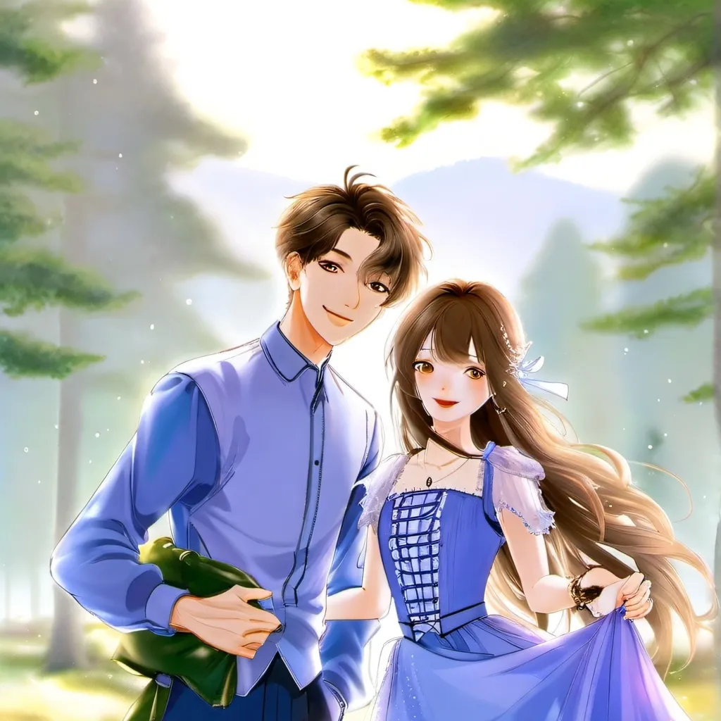 chat with ai character: girl and boy