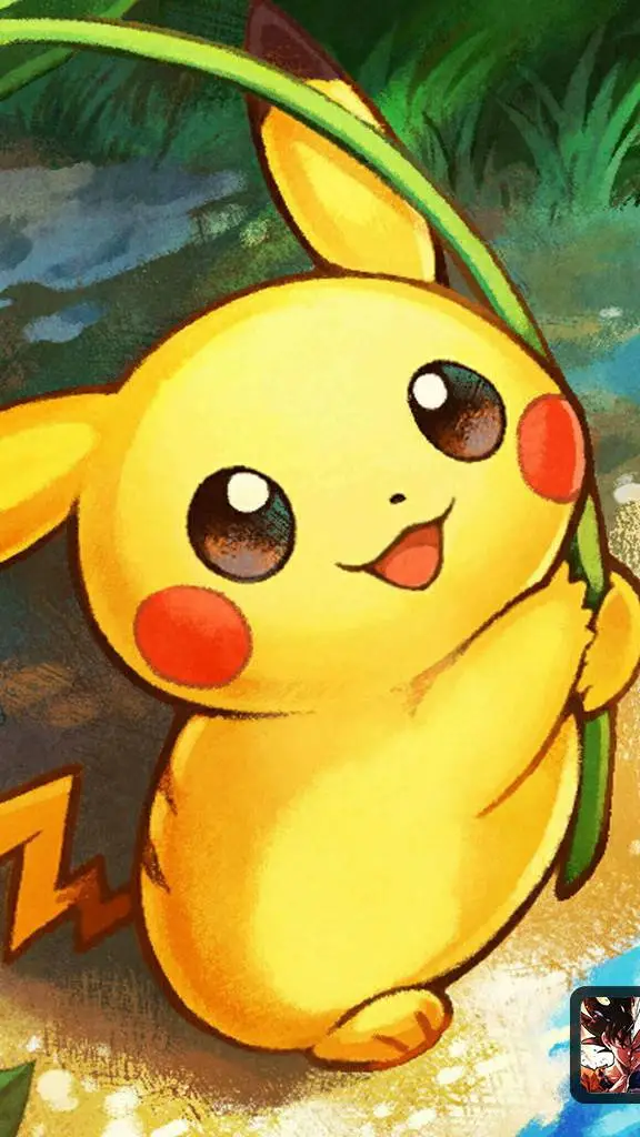 ai character: Pikachu  background