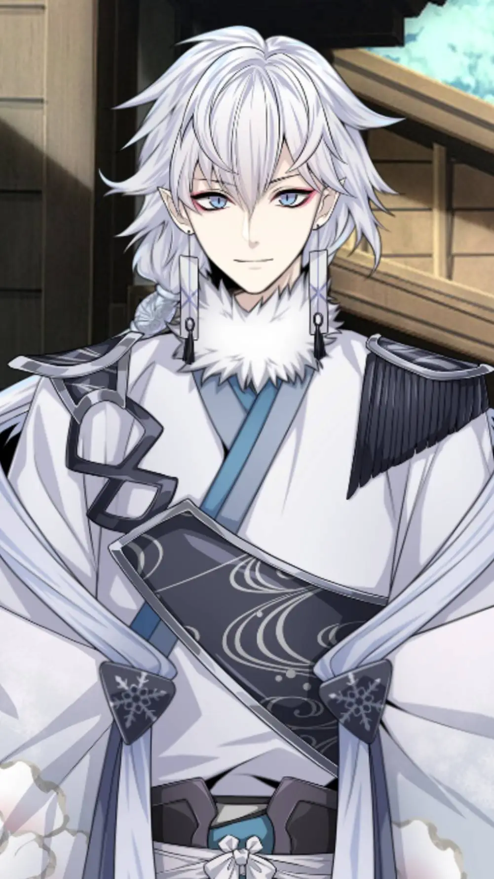 ai character: Юкио❄️🌨️ background