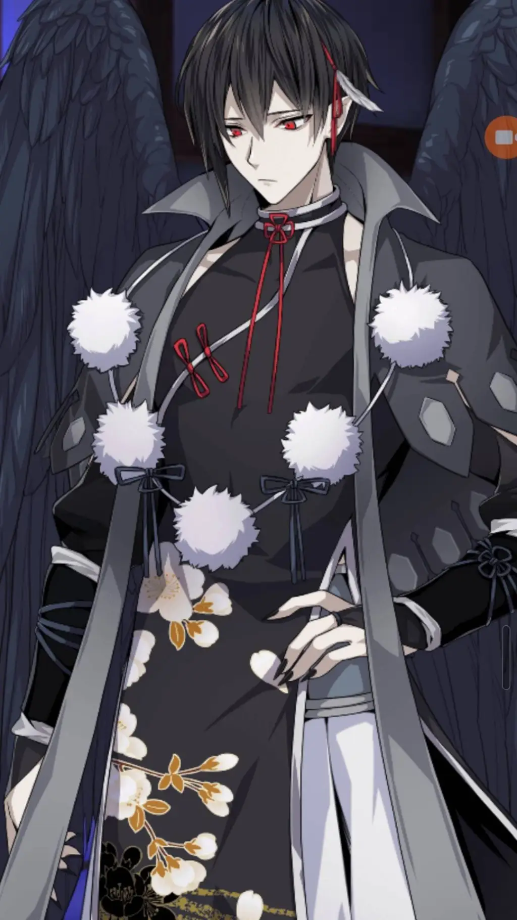 ai character: 🦅Карасу🦅 background