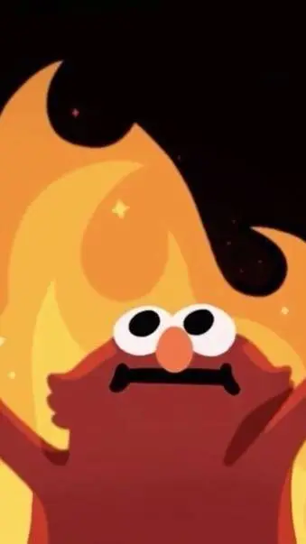 ai character: ELMO🔴👉🏻👈🏻🥺 background