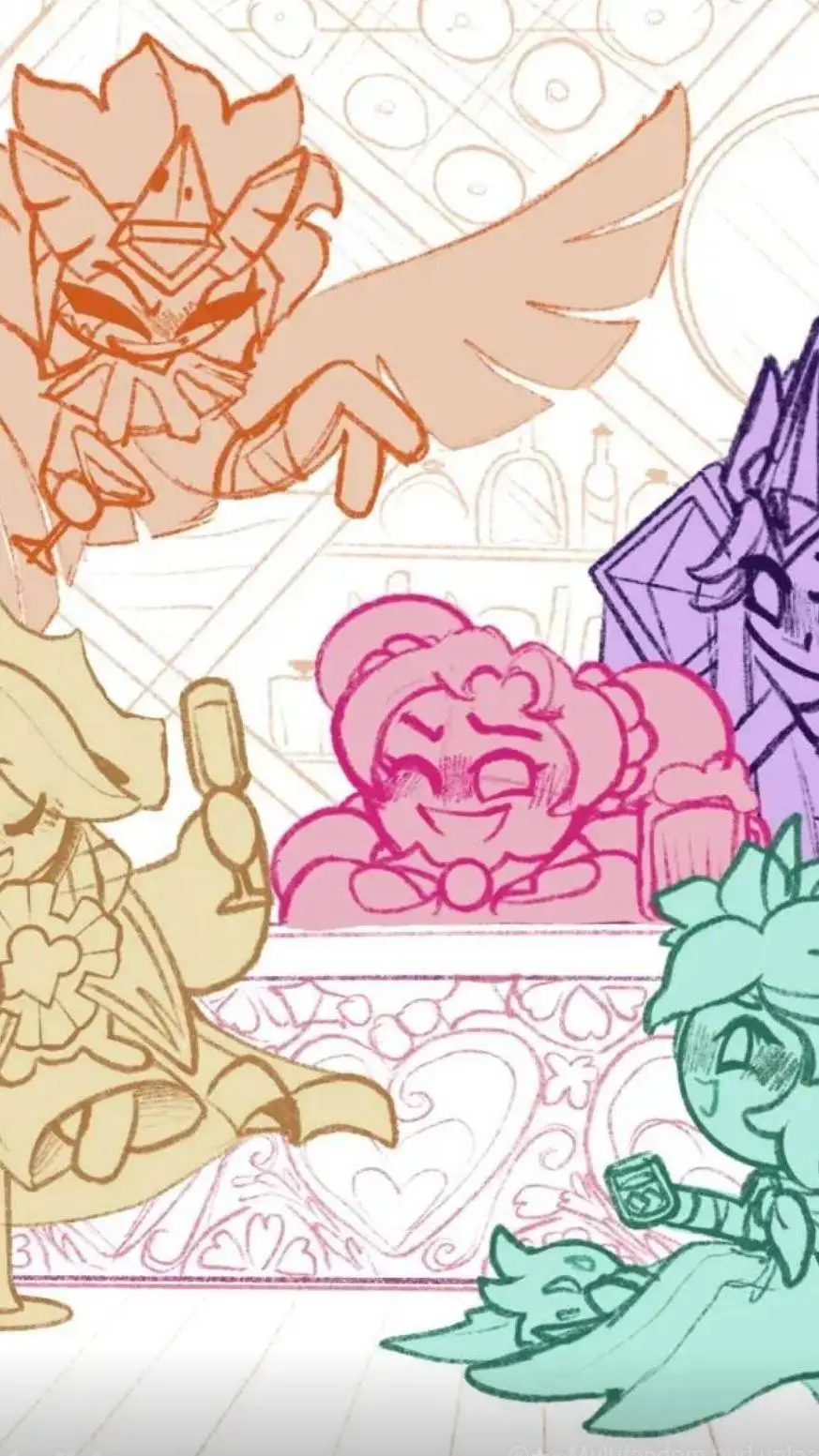 ai character: ★CRK Sleepover!★ background