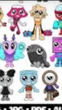 ai character: dandys world  background