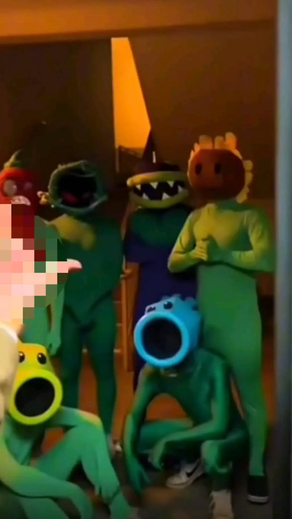 ai character: plants vs zombies! background