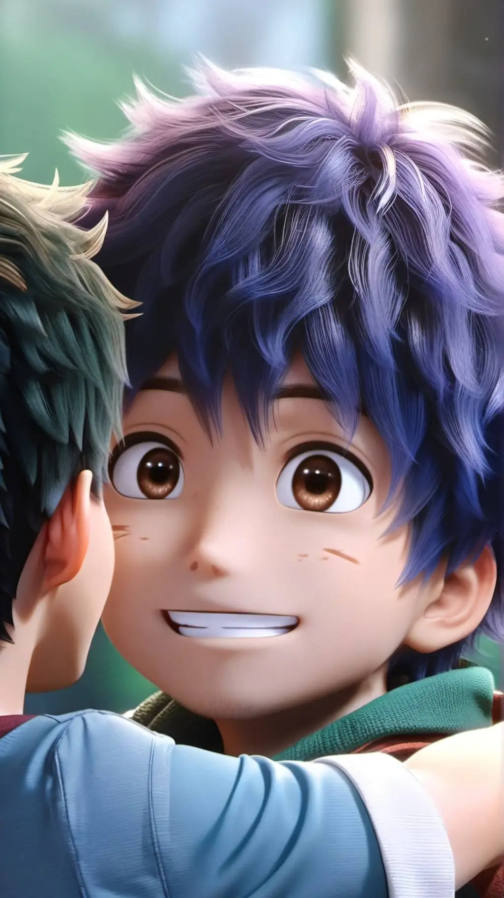 ai character: MHA 1 boy background