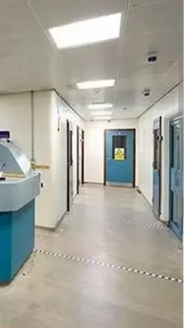ai character: police station  background