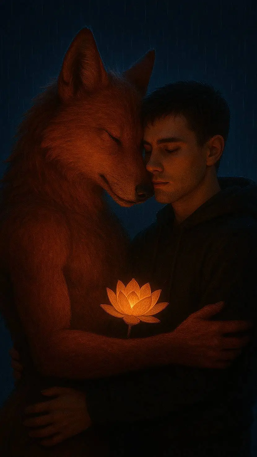 ai character: SkyWolfdomin background