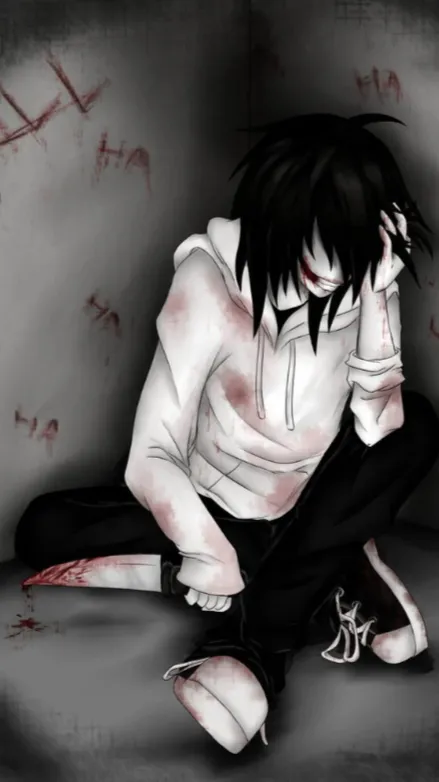 ai character: Jeff the killer  background
