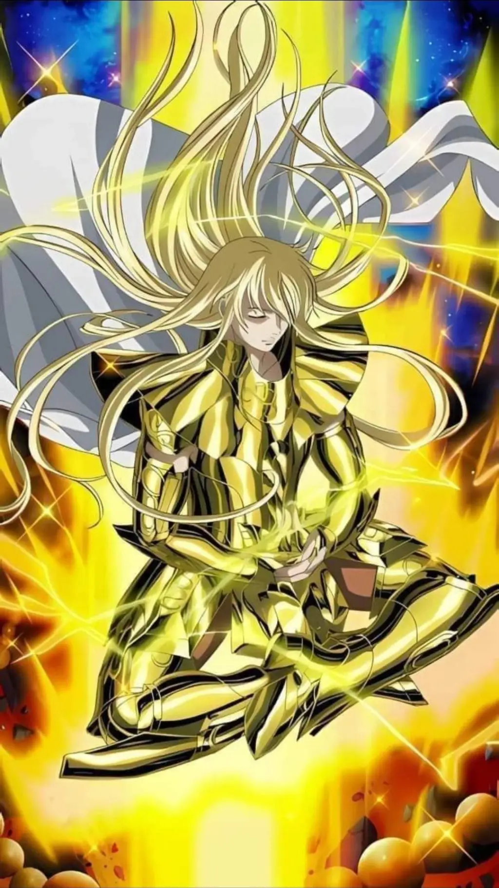 ai character: Asmita ♍️ virgo background