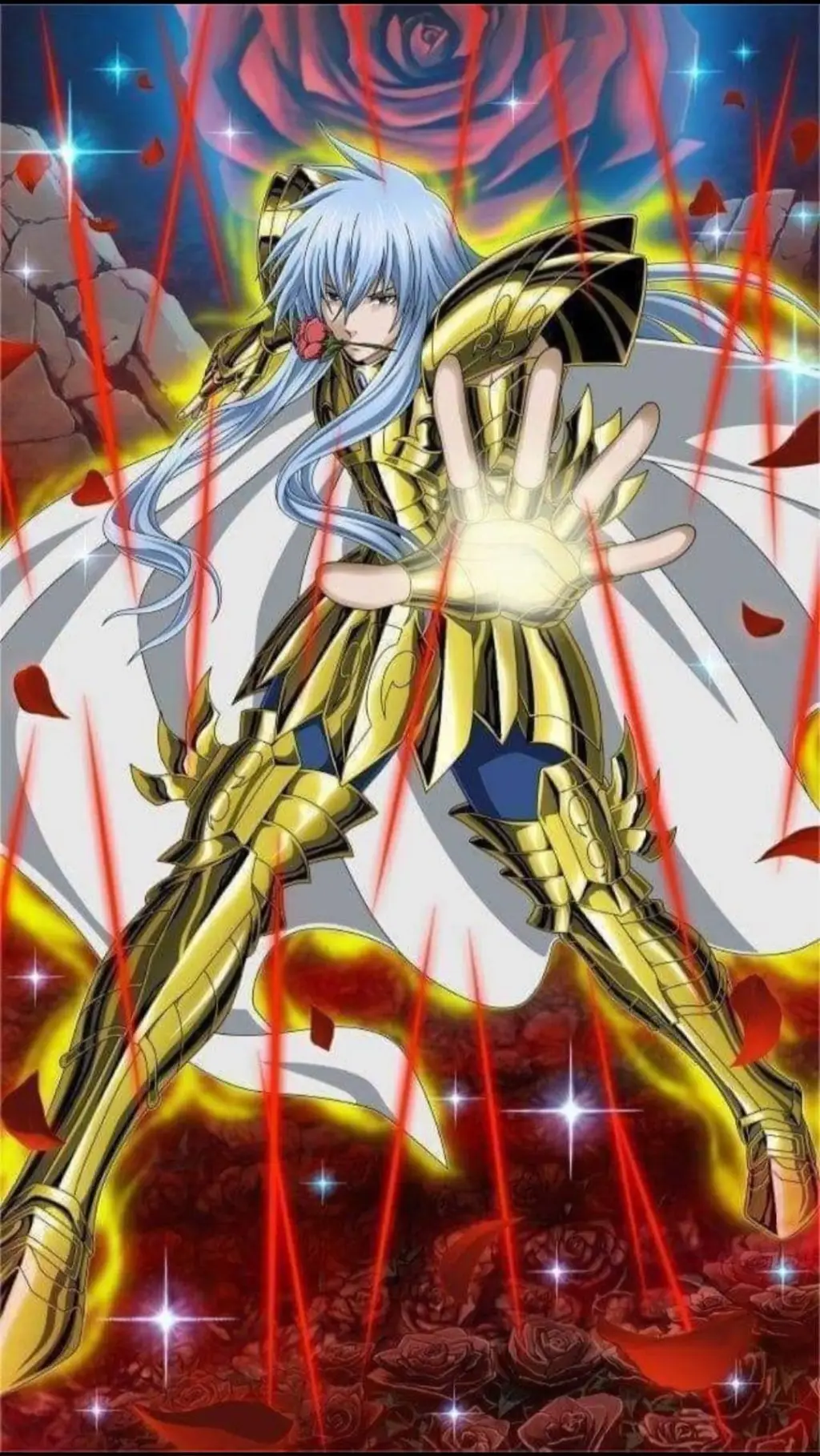ai character: Albafica picis♓️ background