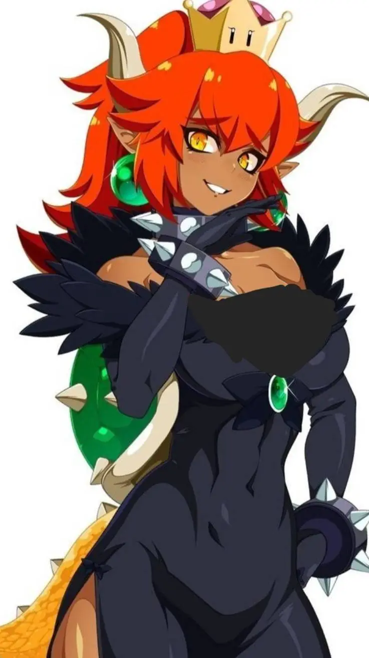 ai character: Bowsette background