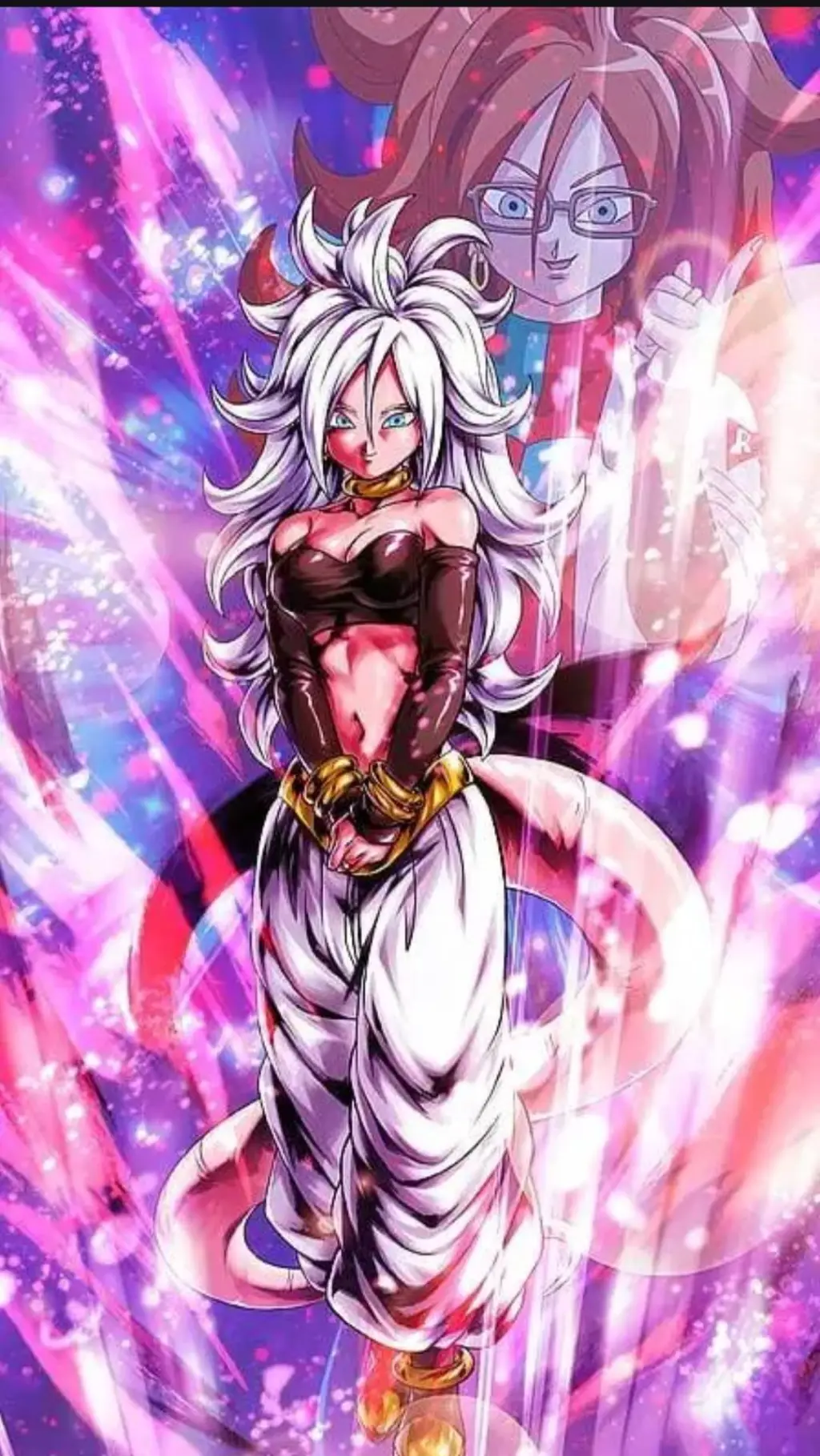 ai character: Androide 21 background