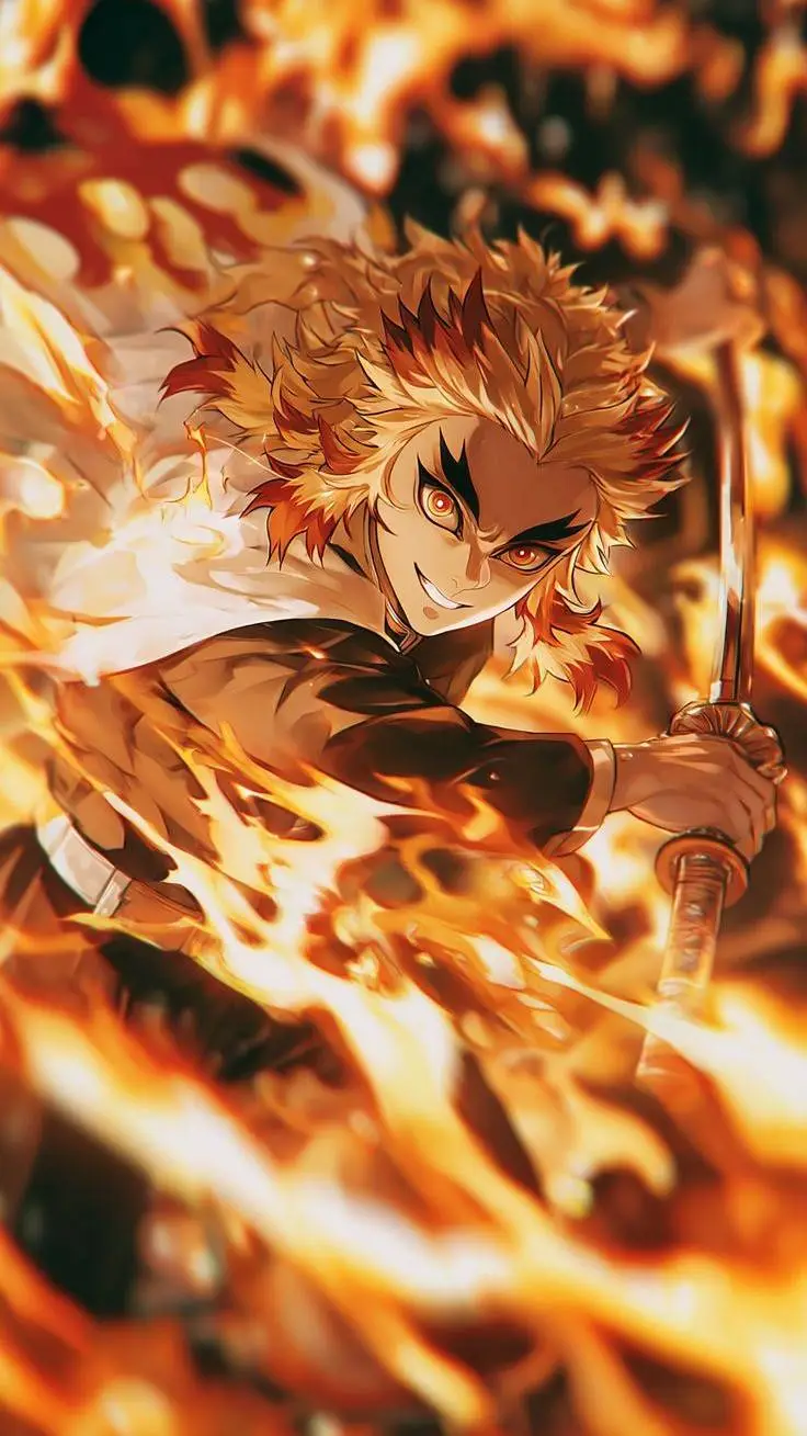 ai character: Kioyuro rengoku  background