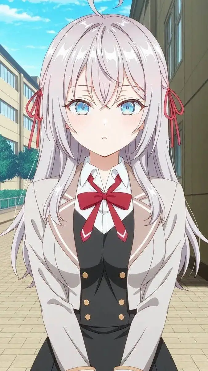 ai character: Alya kujou  background