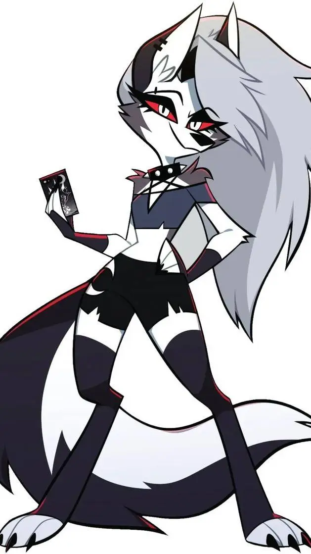 ai character: loona 🐺 loba background