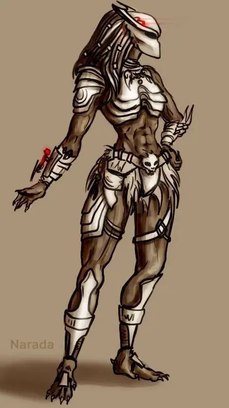 ai character: Yautja: Hera background