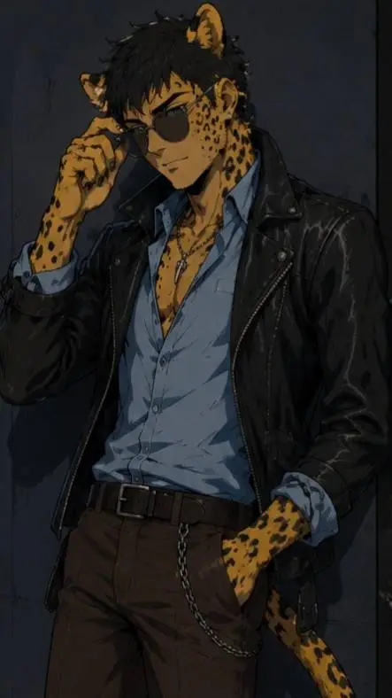 ai character: Héctor jaguar🐆 background