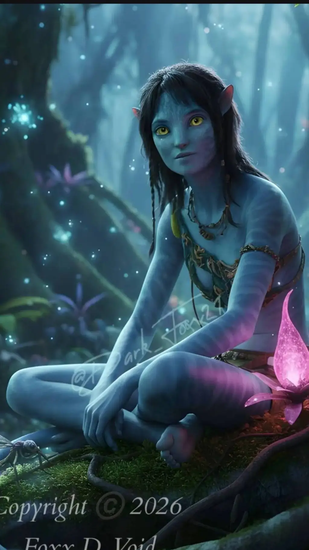 ai character: kiri sully  background