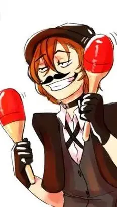 ai character: chuuya & dazai mha background