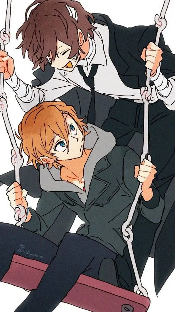 ai character: BSD, dazai is sick background