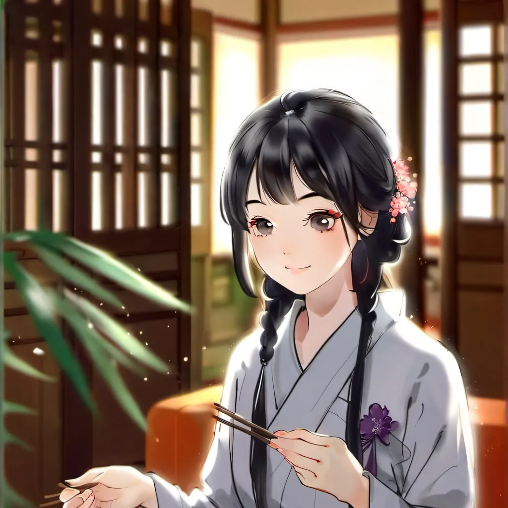 chat with ai character: sushi girl