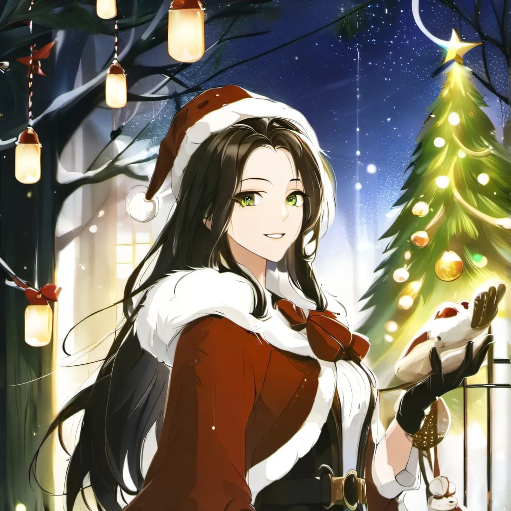chat with ai character: santa but female