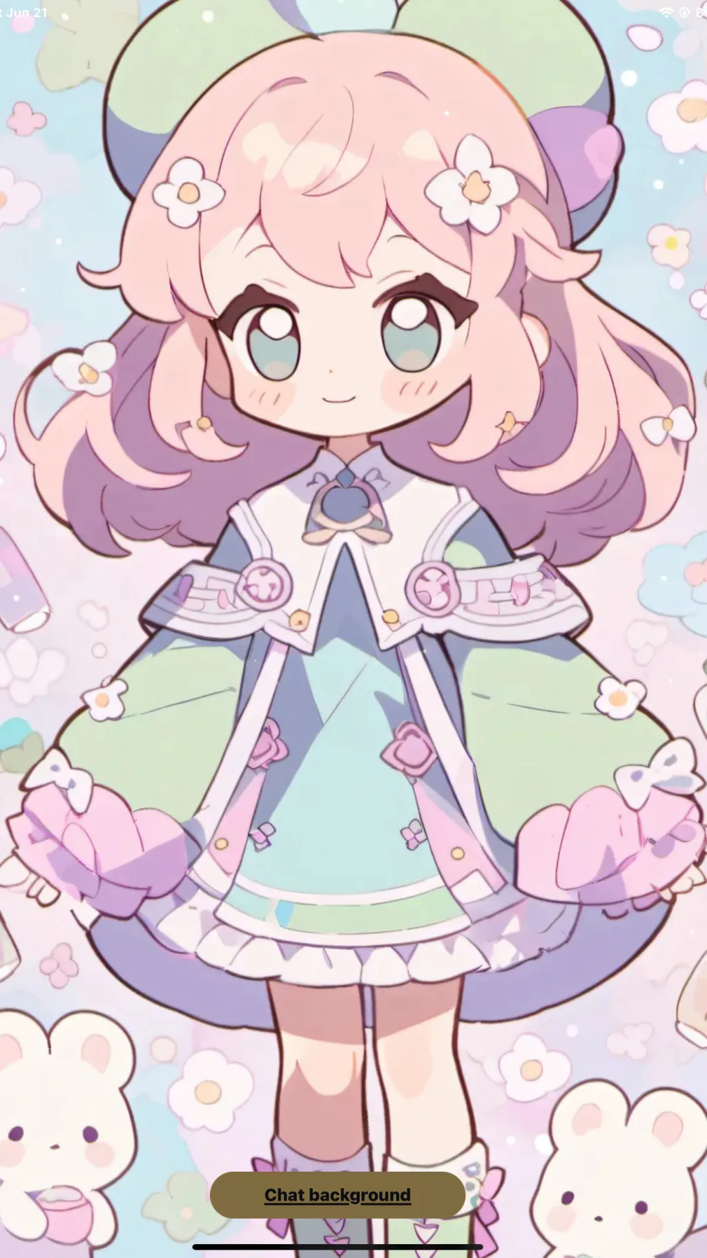 ai character: Bratty Lea  background