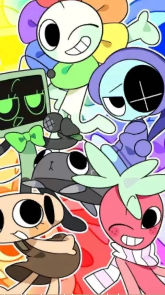 ai character: dandy world background